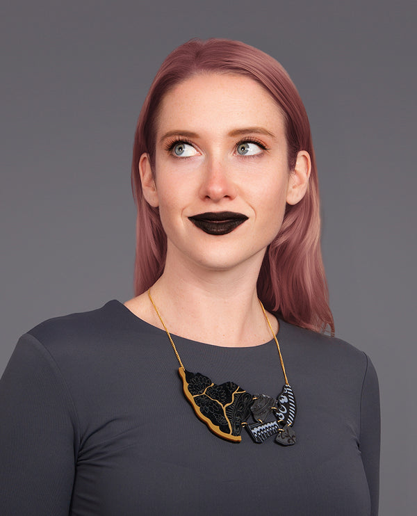 Shadow Kintsugi Necklace