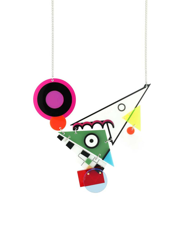 Shapes and Form in Composition Necklace