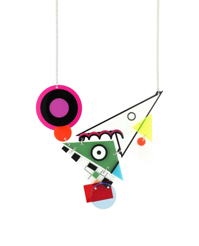 Shapes and Form in Composition Necklace