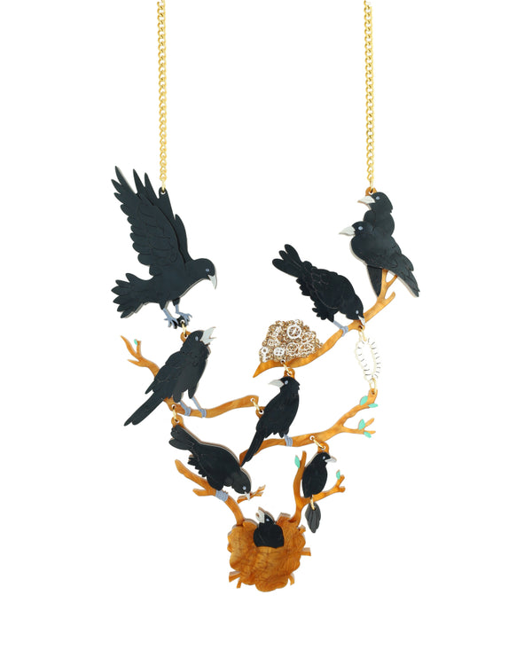 Shiny Heist Statement Necklace