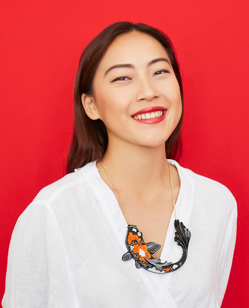 Showa Koi Fish Necklace