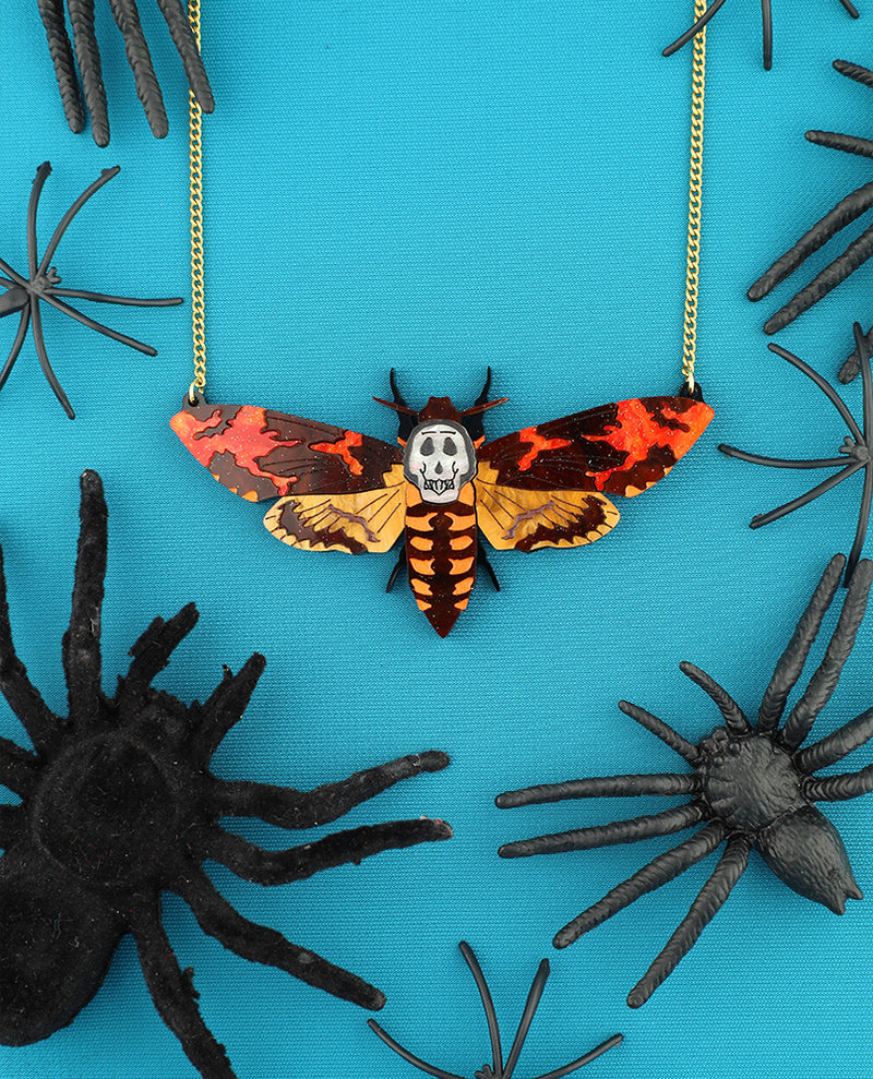 Silence of the Death Moth Necklace