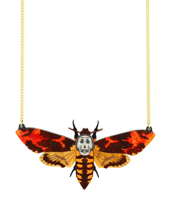 Silence of the Death Moth Necklace