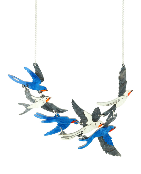 Singing Swallows Necklace
