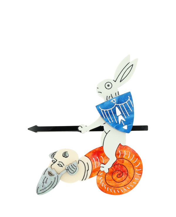 Sir Hare and the Noble Snail Brooch