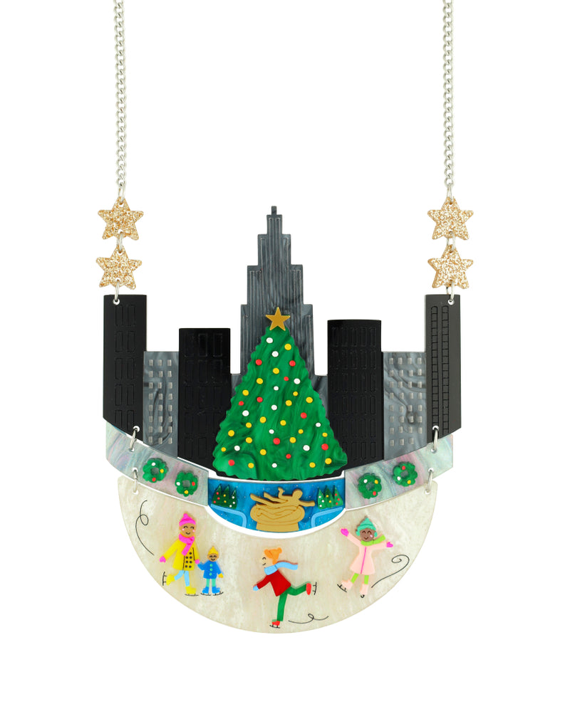 Skate in the Big Apple Necklace