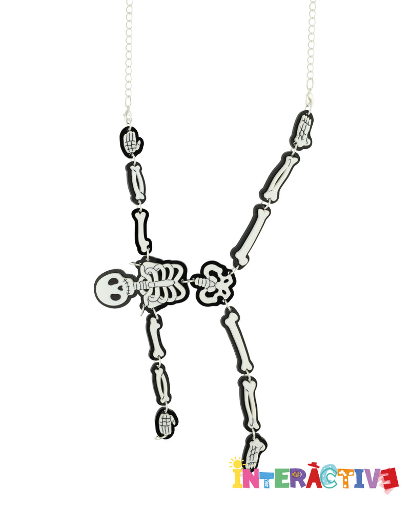 Skeleton Bones Dance Necklace -CHANCE OF ULTRA RARE-