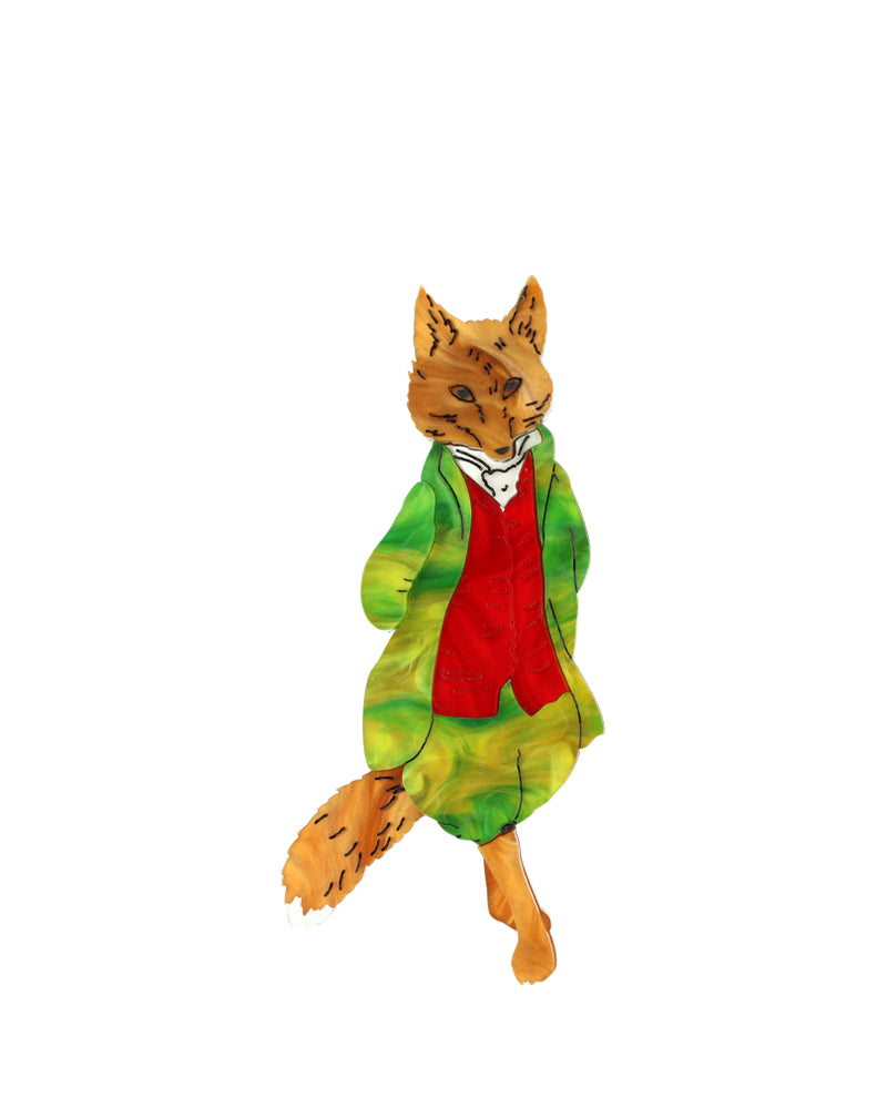 Sly Mr. Tod Brooch