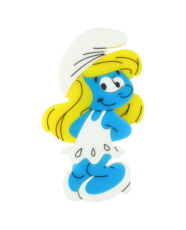 Smurfette Brooch