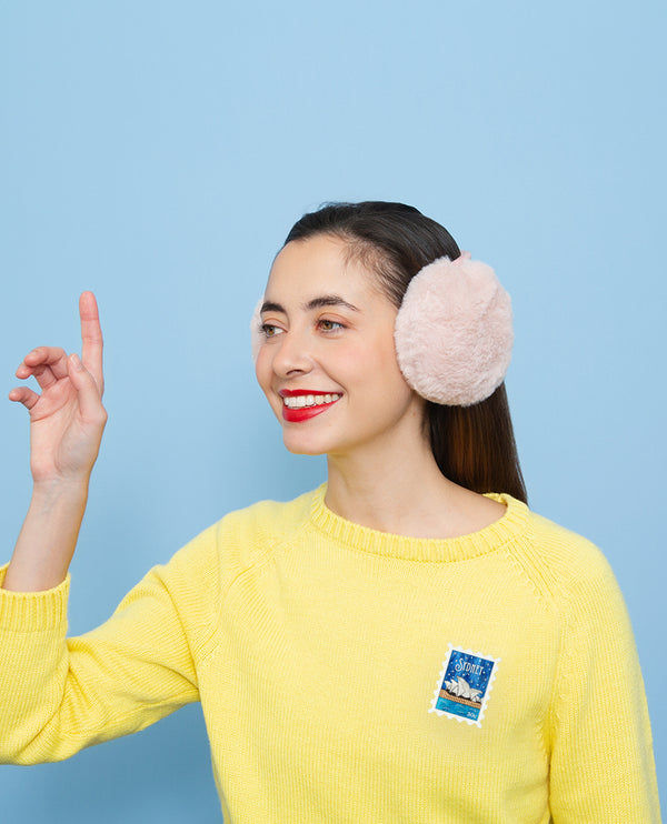 Snowy Sydney Stamp Brooch