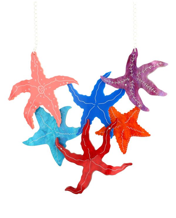 Spectacular Starfish statement necklace