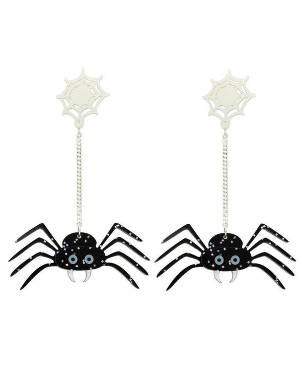 Spider in the Web Earrings