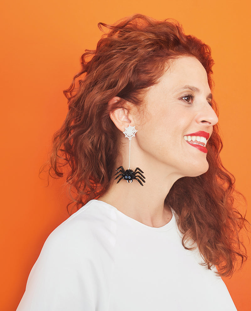 Spider in the Web Earrings