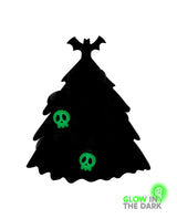 Spooky Christmas Tree Brooch -Glow In The Dark-
