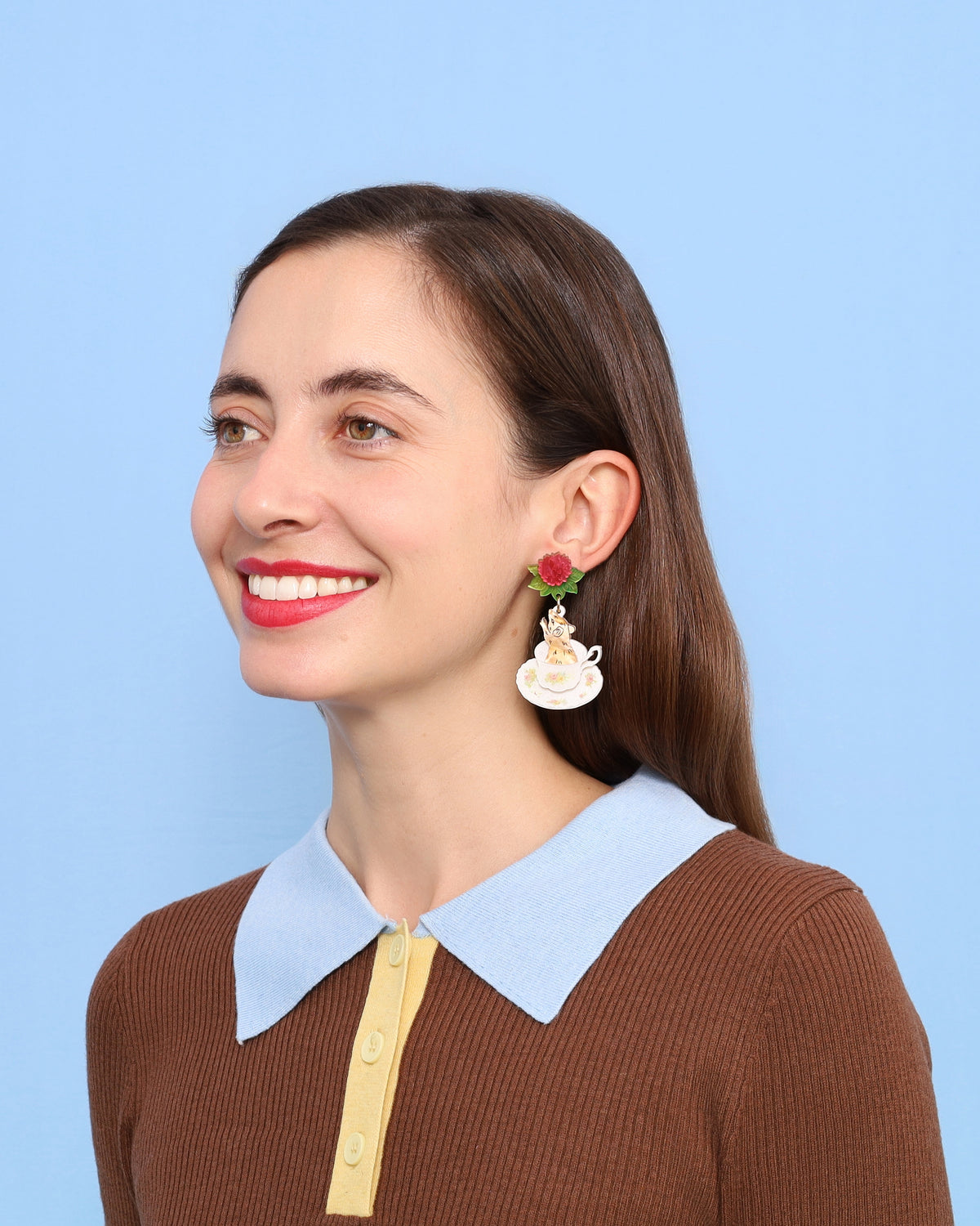Squeaky Teacups Earrings
