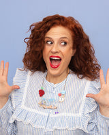 Starry Night Cheshire Cat Necklace -Interactive-