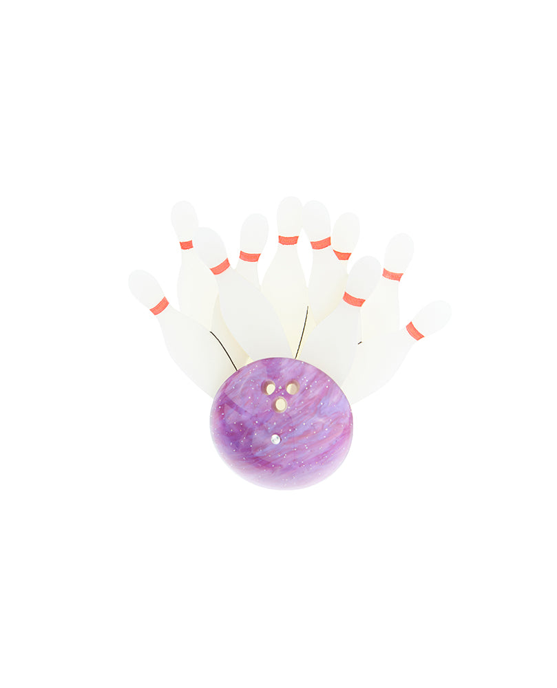 Strike! Bowling Game Brooch – La Vidriola
