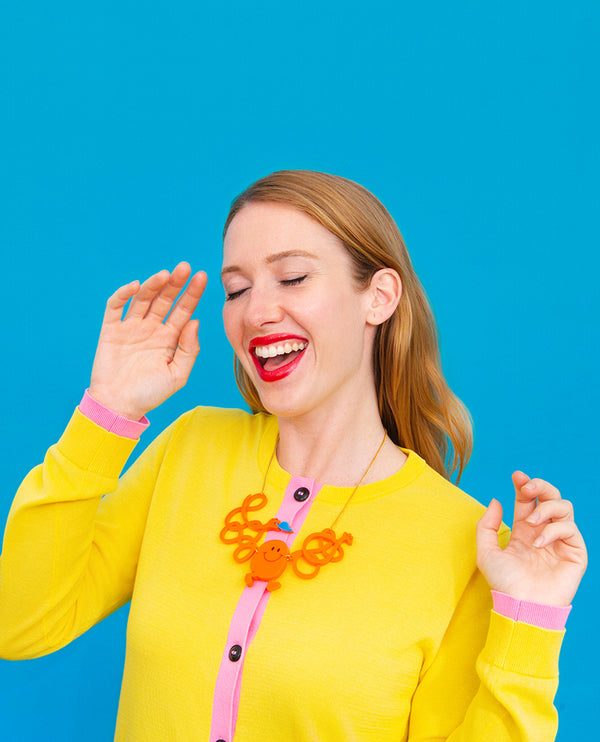 Strolling Along with Mr. Tickle Necklace