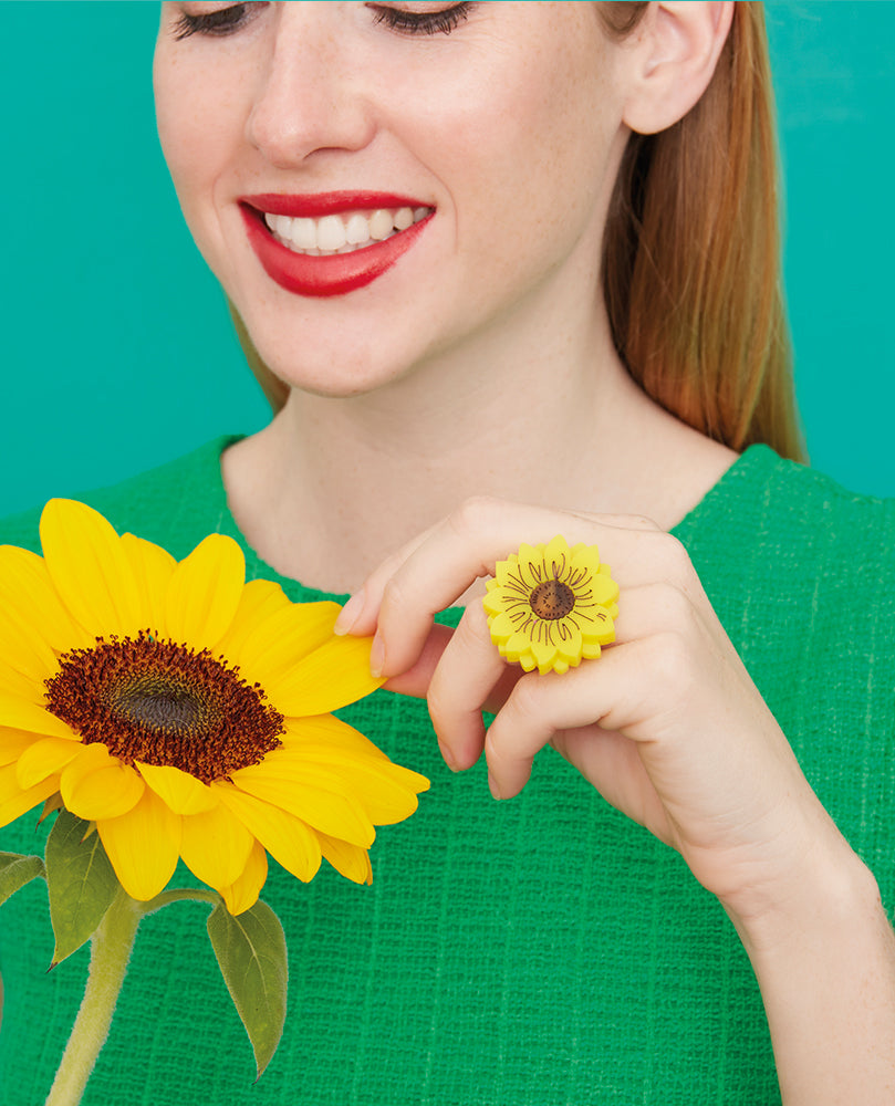 Sunny Sunflower Ring