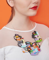 Super Sonic Space City Statement Necklace