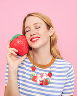 Sweet Sugarberry Strawberry Necklace