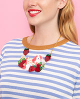 Sweet Sugarberry Strawberry Necklace