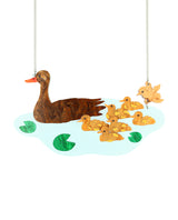 Swimming with Mama Duck Necklace