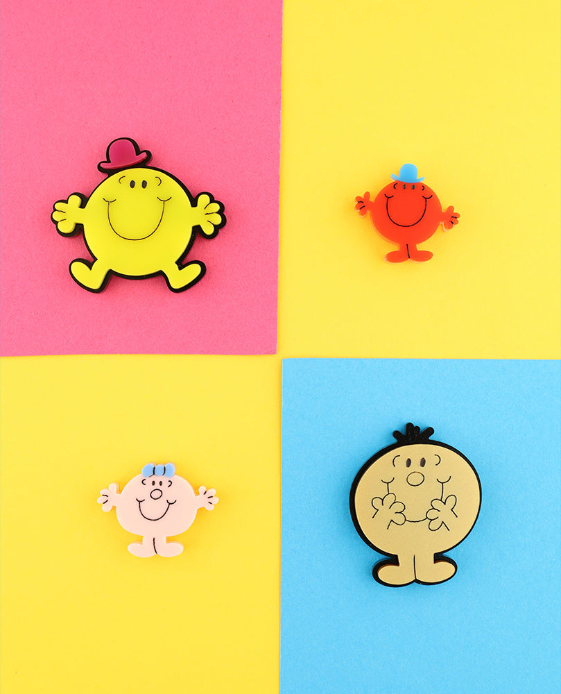 Teeny Tiny Mr. Men Little Miss Brooch Pack