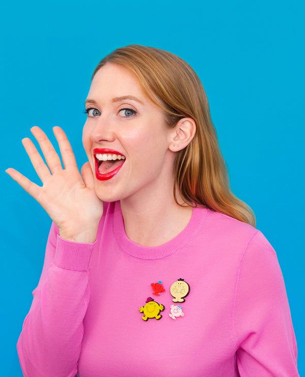 Teeny Tiny Mr. Men Little Miss Brooch Pack