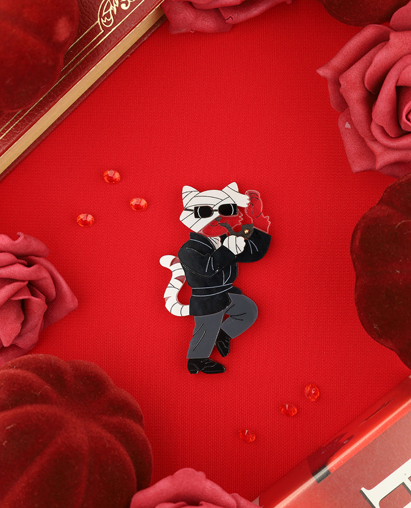 The Invisible Kit Brooch