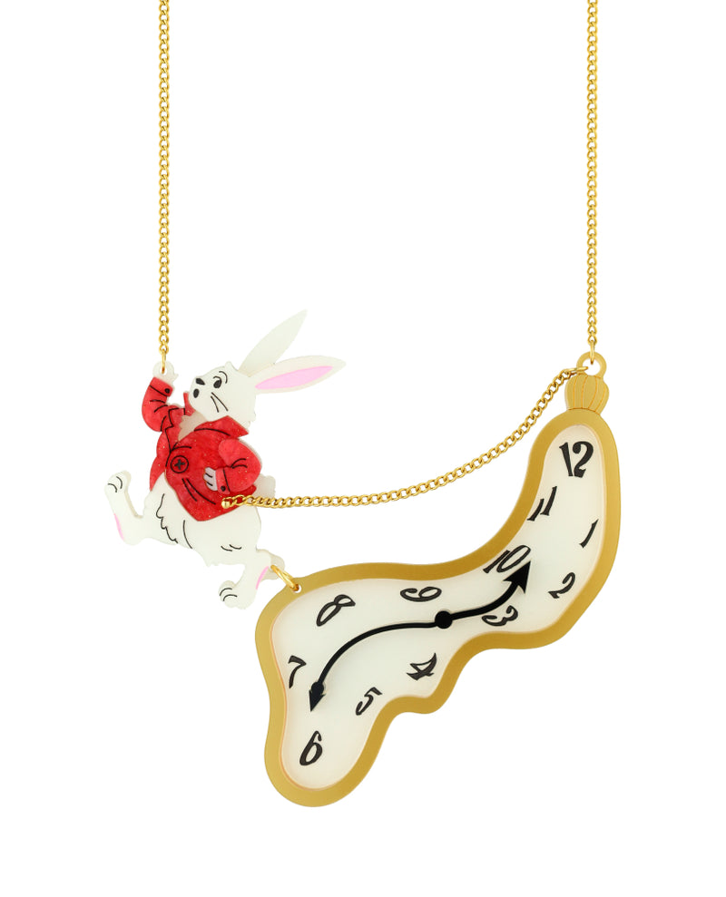 The Persistence of Being Late Necklace