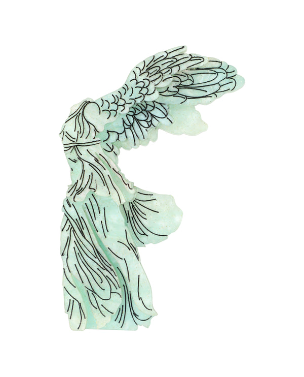 The Winged Victory of Samothrace Brooch
