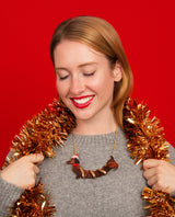 Tinseled Pup Necklace