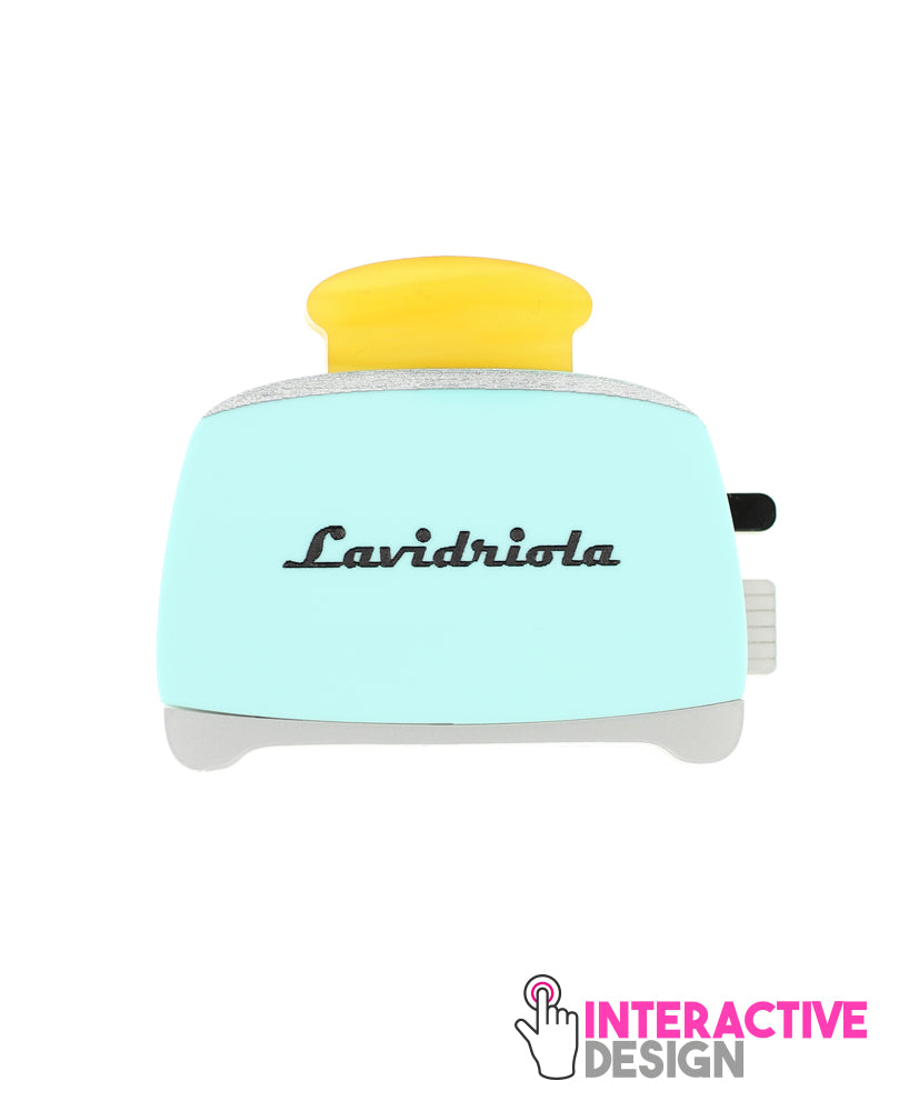 Toaster brooch -interactive- First edition