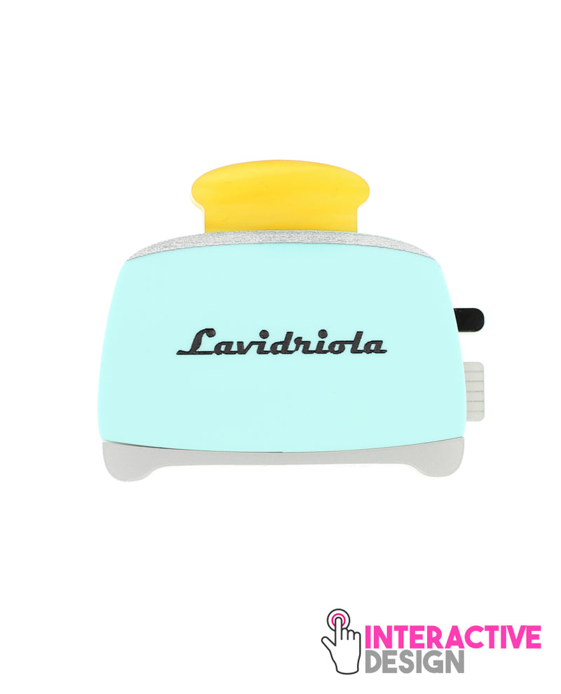 Toaster brooch -interactive- First edition