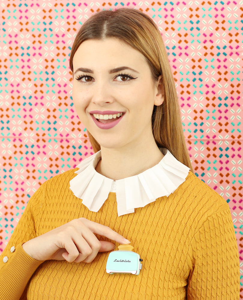 Toaster brooch -interactive- First edition