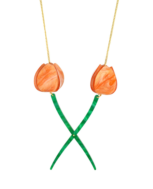 Together Forever Tulips Necklace
