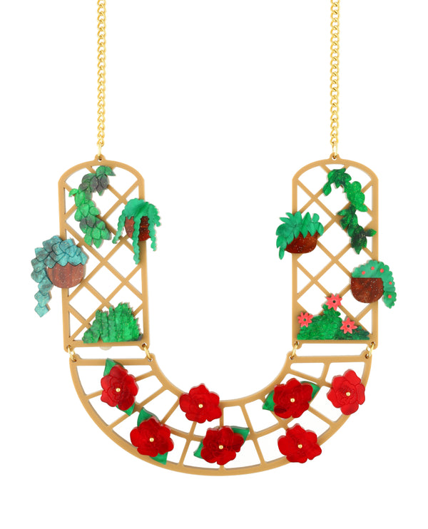 Trailing Up the Trellis Necklace