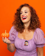 Tricks and Treats from my Window brooch
