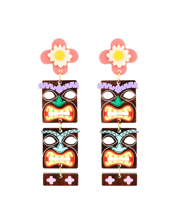 Tropical Totem Earrings