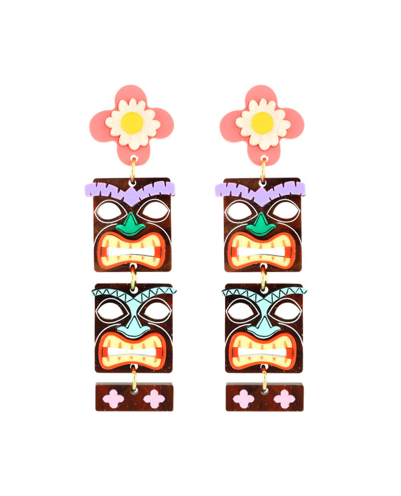Tropical Totem Earrings
