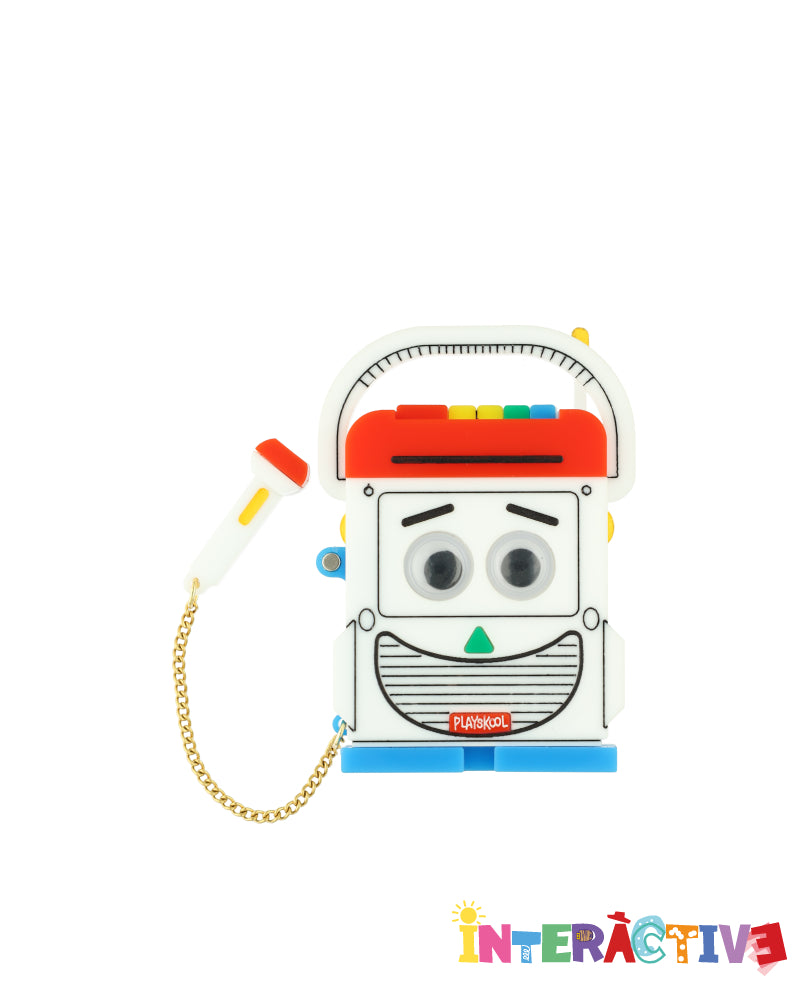 Tunes with Rockin’ Robot Brooch -Interactive-