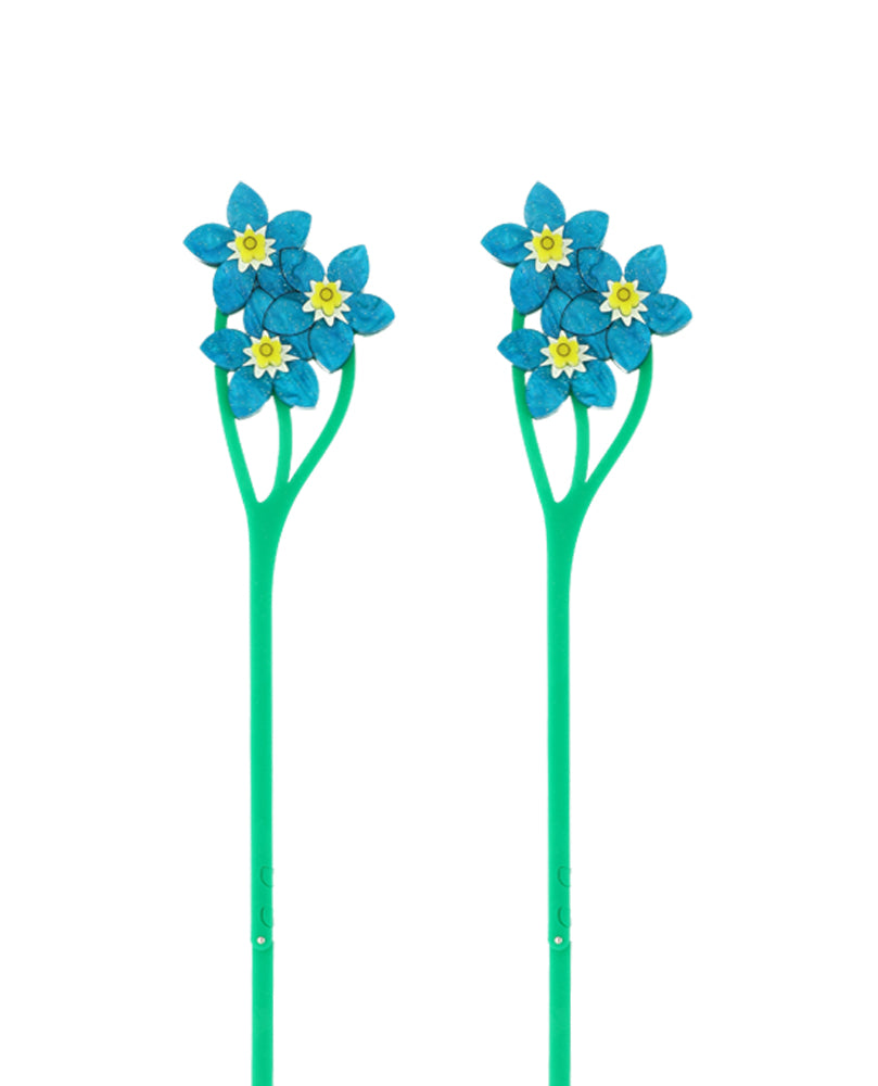 Two Pretty Flowers Acrylic Decor