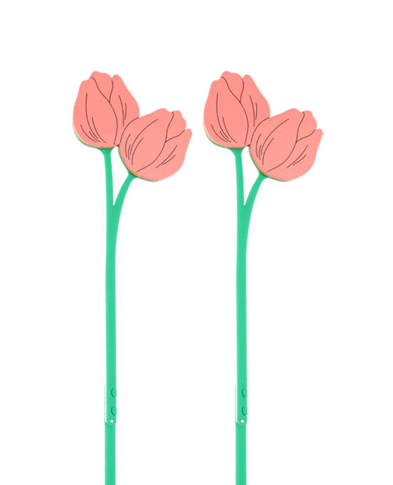 Two Pretty Flowers Acrylic Decor