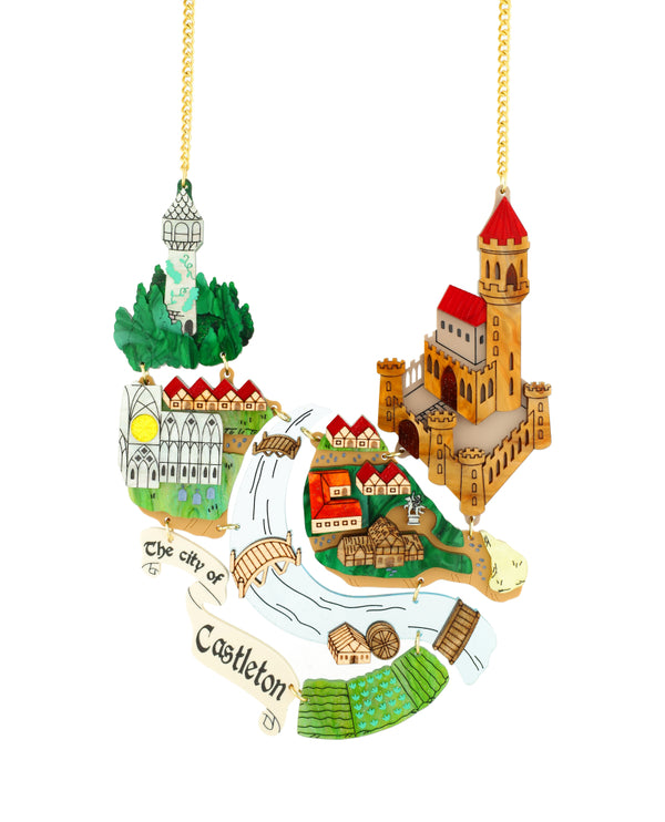 Views of Castleton Statement Necklace