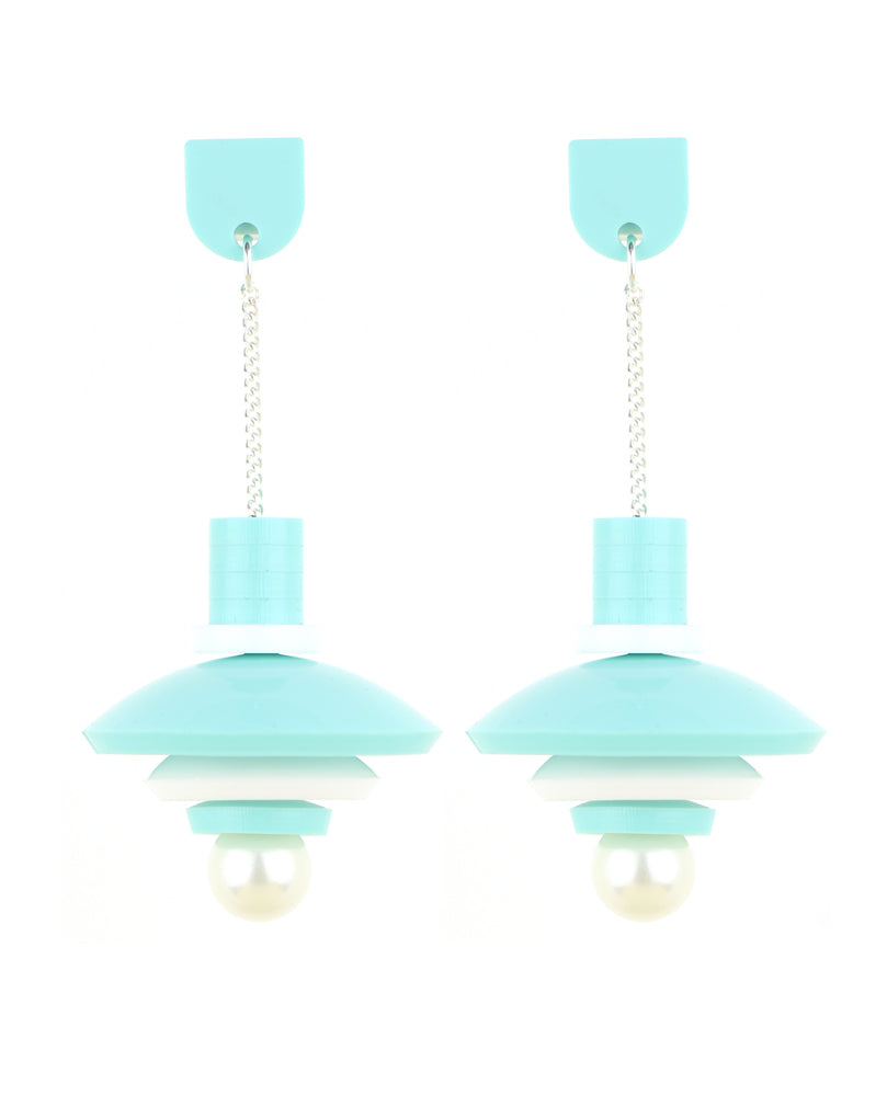Vintage lamp earrings
