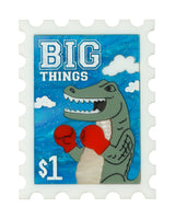 Visiting Big Things Stamp Brooch