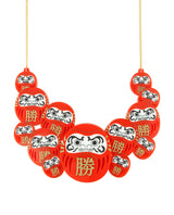 Visit to the Daruma Shrine Necklace