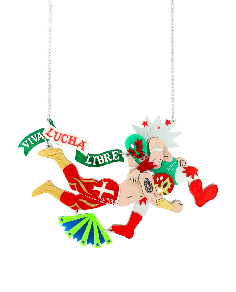 Viva Lucha Libre Necklace