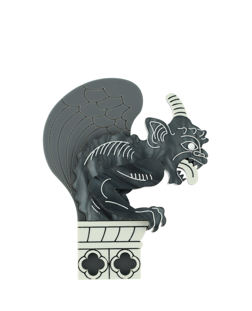 Watcher of the Cornice Brooch